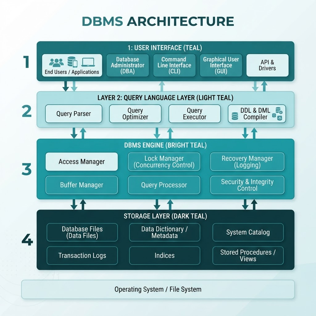 DBMS Architecture Diagram