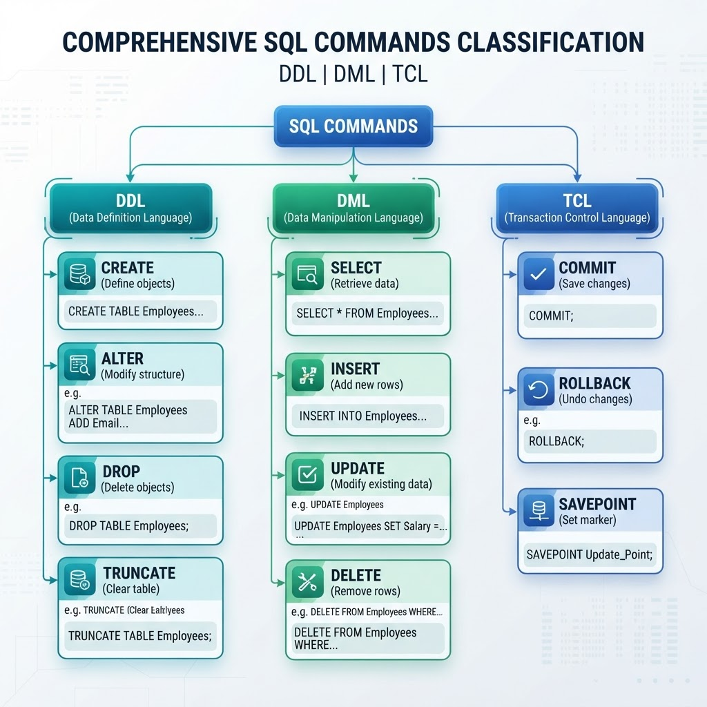 SQL Commands Classification